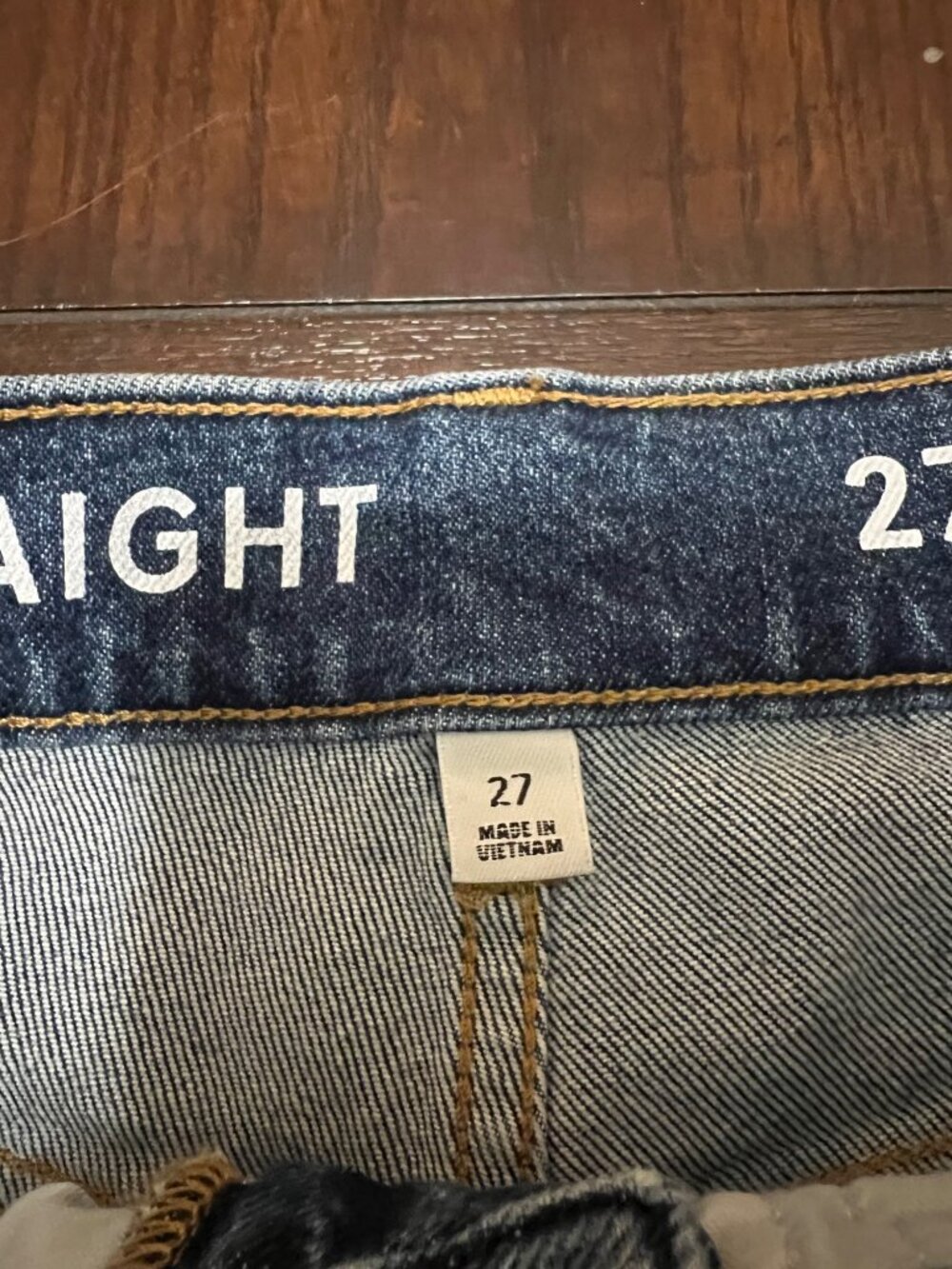 J.Crew Classic Straight Jeans High Rise 27 Liberty St. Fading Distressed Classic - Picture 4 of 11